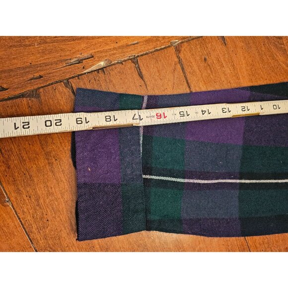 VTG claybrooke outdoors flannel XL purple green soft cabincore - Picture 10 of 10